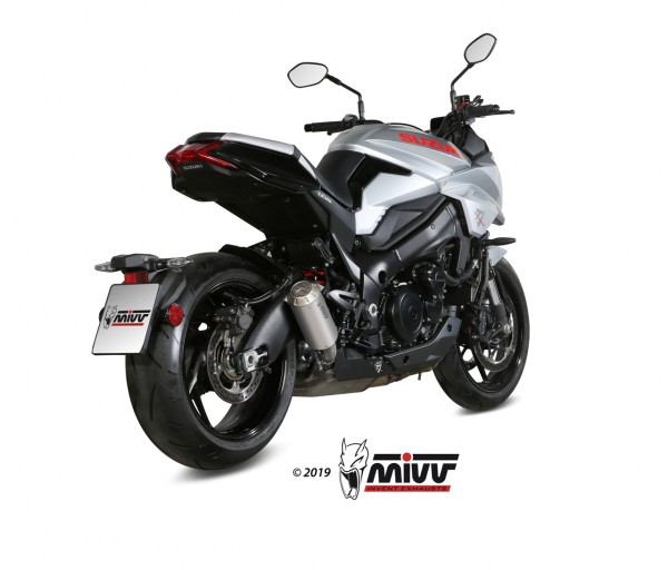 MIVV MK3 Edelstahl SUZUKI GSX-S 1000 KATANA 2019 &gt; 2020