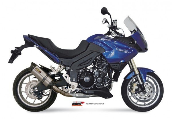 MIVV Suono Edelstahl Tiefgelegt Triumph Tiger 1050 07-13