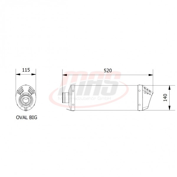 MIVV Suzuki GSF 650 Bandit 07-16 - GSX 650 F 08-16