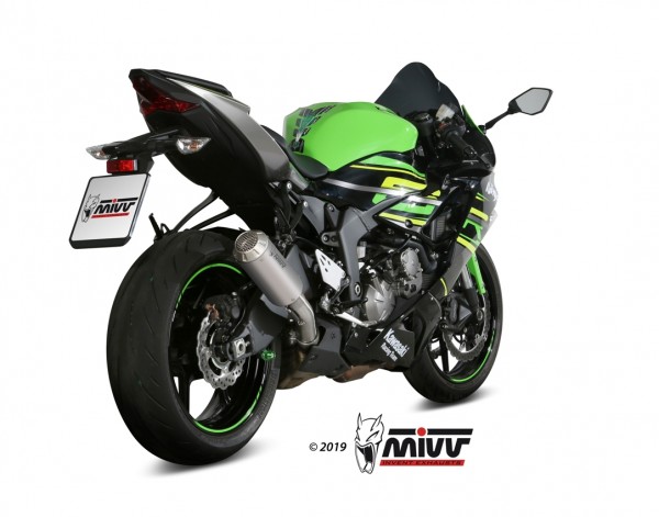 MIVV MK3 Edelstahl KAWASAKI ZX-6 R 636 2019 &gt;