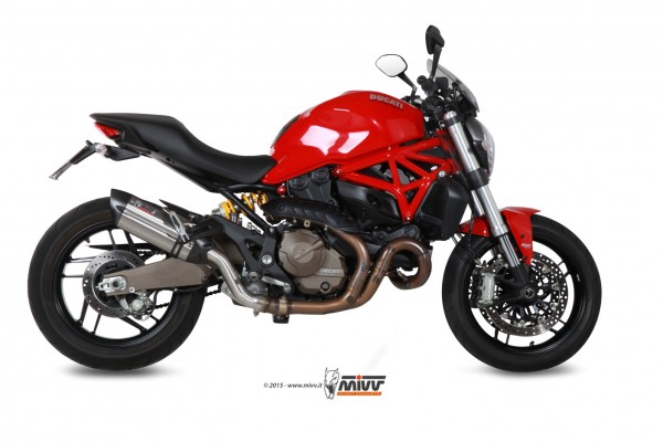 MIVV Suono Edelstahl Ducati Monster 821 15-16