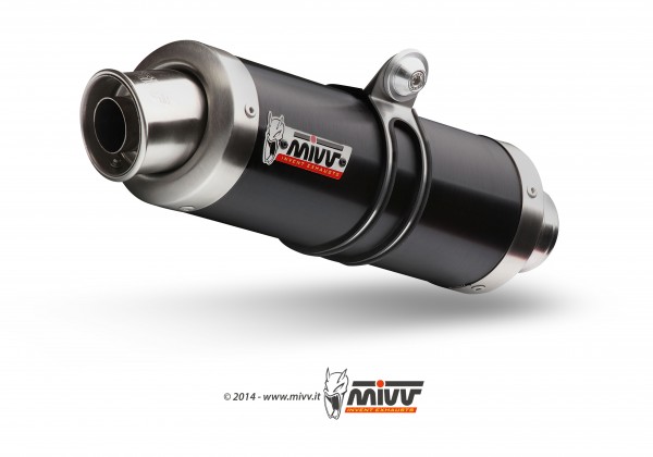 MIVV GP Edelstahl schwarz KTM RC 390 14-16