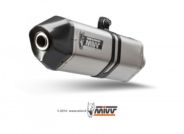 MIVV Speed Edge Edelstahl Suzuki DL 650 V-Strom 12-16