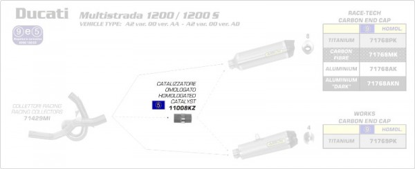 11008KZ-Arrow Nachrüstkatalysator