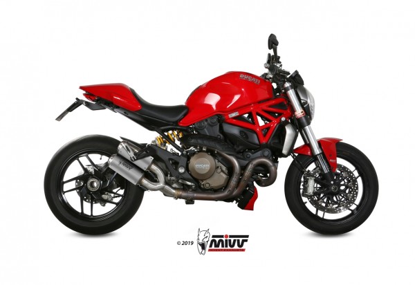 MIVV MK3 Edelstahl DUCATI MONSTER 1200 2014 &gt; 2016