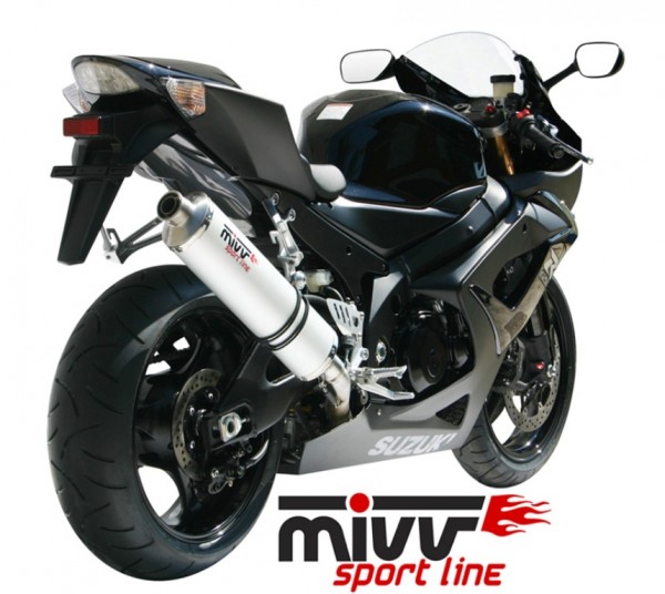 MIVV Oval Edelstahl Suzuki GSX-R 1000 05-06