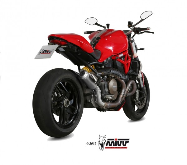 MIVV MK3 Edelstahl DUCATI MONSTER 821 2015 &gt; 2016