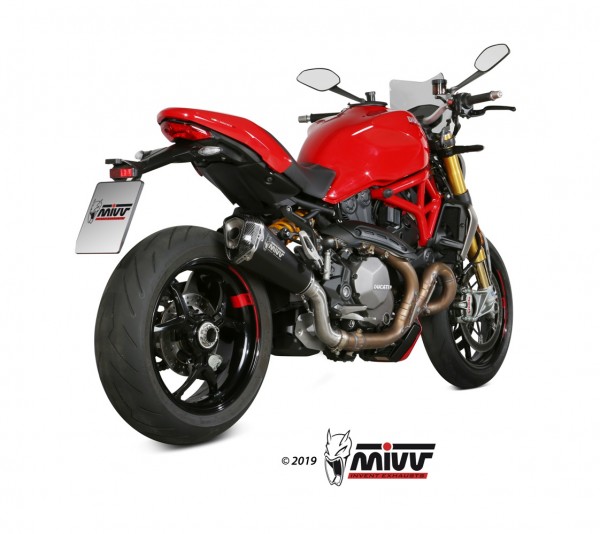 MIVV DELTA RACE STEEL BLACK DUCATI MONSTER 821/1200 17-21