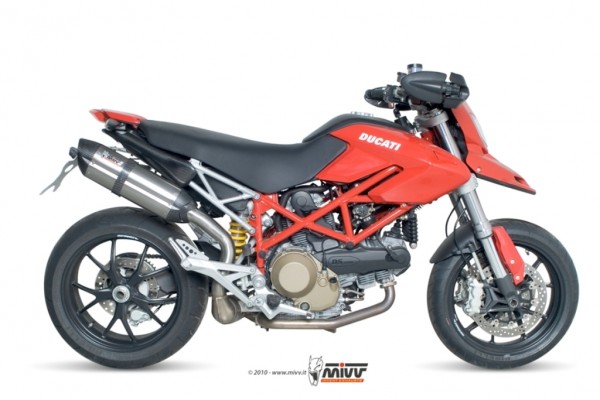 MIVV Suono Edelstahl Ducati Hypermotard 1100 07-12 - Hypermotard 1100 EVO 10-1