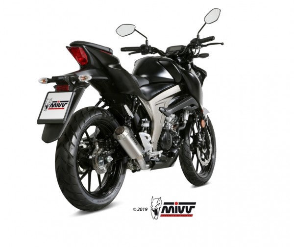 MIVV MK3 Edelstahl SUZUKI GSX-R 125 2017 &gt;