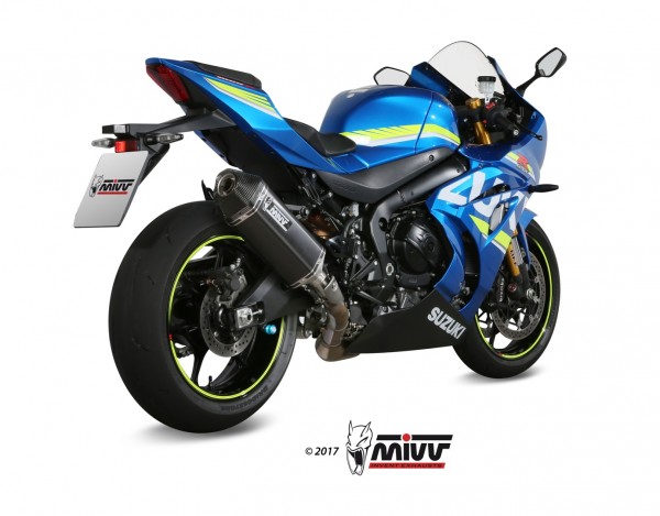 MIVV Speed Edge Black Steel Suzuki GSX-R 1000 17