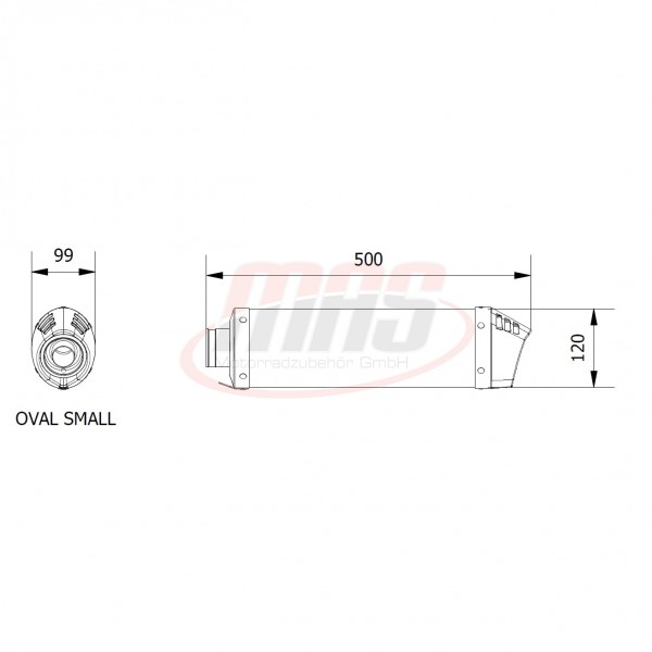 MIVV Oval Titan Yamaha YZF 1000 R1 07-08