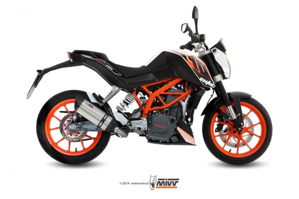 MIVV Suono Edelstahl KTM 390 Duke 13-16