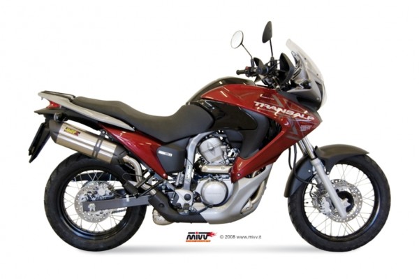 MIVV Suono Edelstahl Honda XLV Transalp 700 08-12