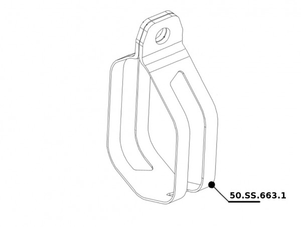 50.SS.663.1-MIVV Speed Edge Auspuffschelle Carbon