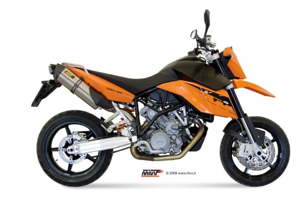 MIVV Suono Edelstahl KTM LC8 950 Supermoto R 05-06 - 990 Supermoto R 07-13