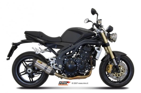 MIVV Suono Edelstahl Triumph Speed Triple 07-10