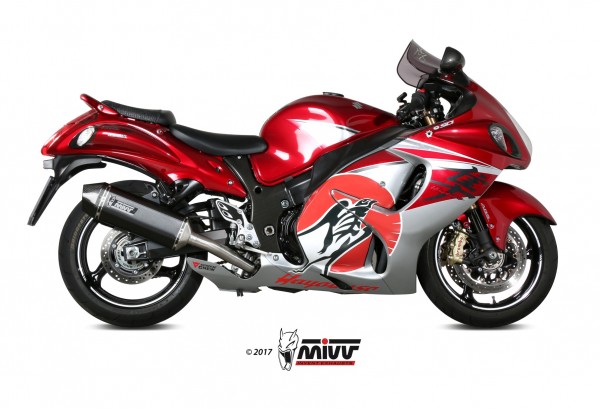 MIVV Speed Edge Black Steel Suzuki GSX-R 1300 2008-