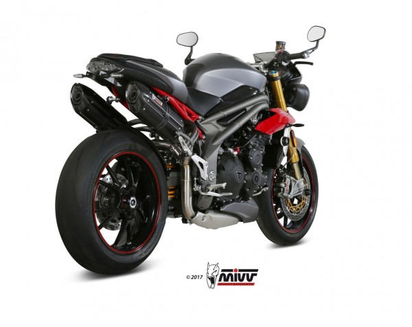 MIVV Suono Black Steel Triumph Speed Triple 16-