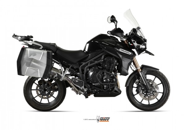 MIVV Speed Edge Edelstahl Triumph Tiger Explorer 1200 12-15